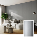 NordLyd™ Premium Acoustic Slat Panel — Natural Oak (2,7 x 1,10 m)