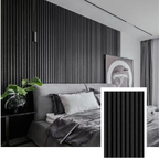 NordLyd™ Premium Acoustic Slat Panel — Natural Oak (2,7 x 1,10 m)