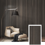 NordLyd™ Premium Acoustic Slat Panel — Natural Oak (2,7 x 1,10 m)