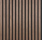 NordLyd™ Premium Acoustic Slat Panel — Natural Oak (2,7 x 1,10 m)